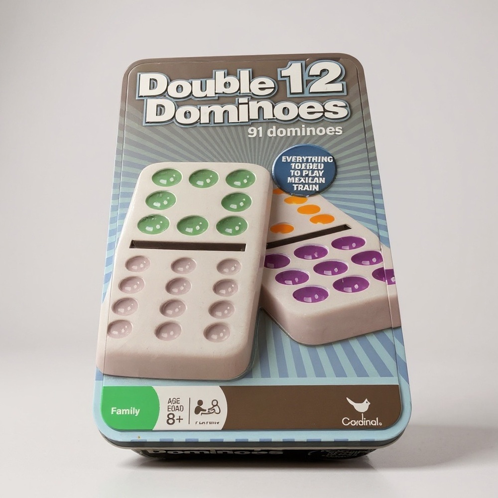 Cardinal Double 12 Dominoes Set - Multicolor - Picture 1 of 4